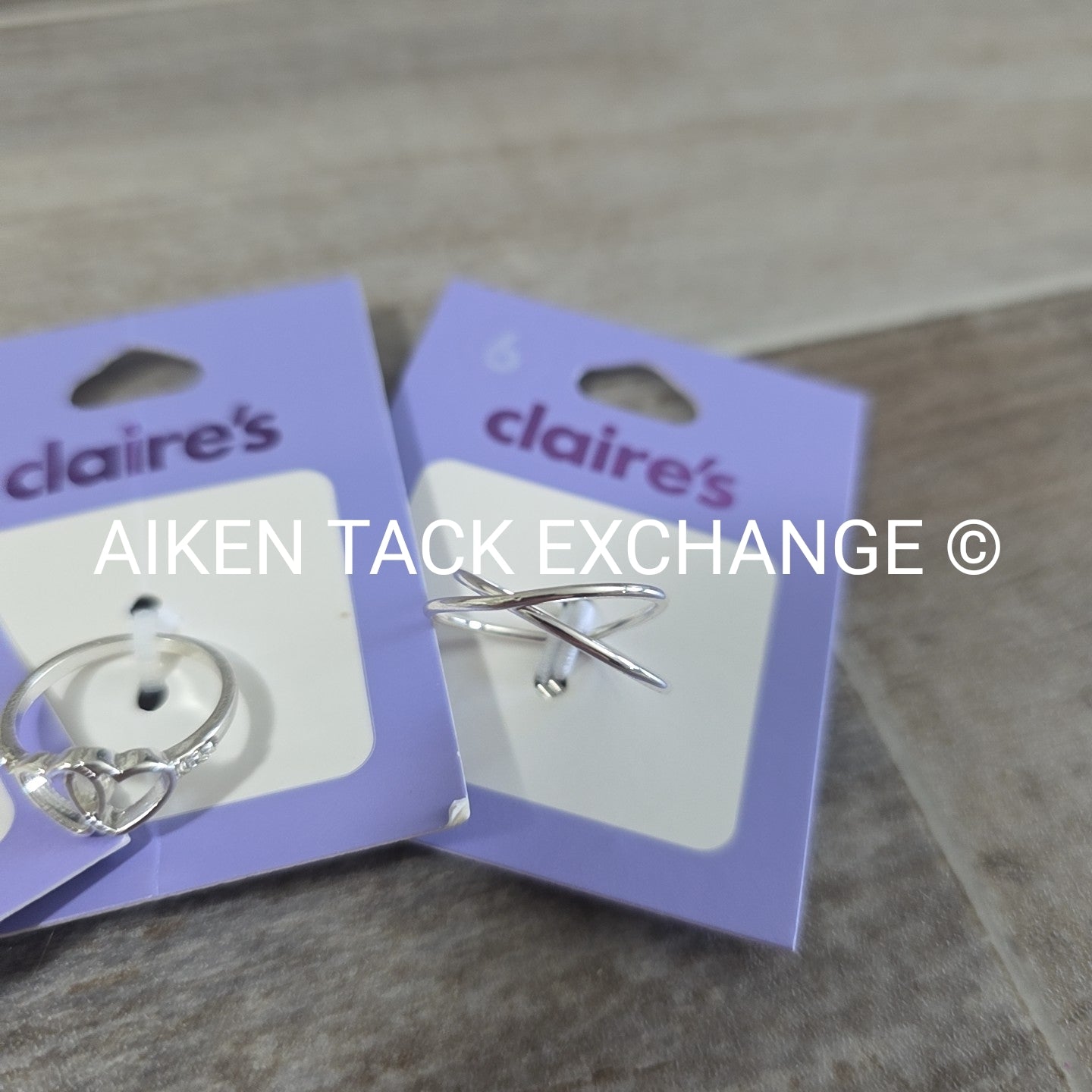 Claire's Rings (3) - Size 6