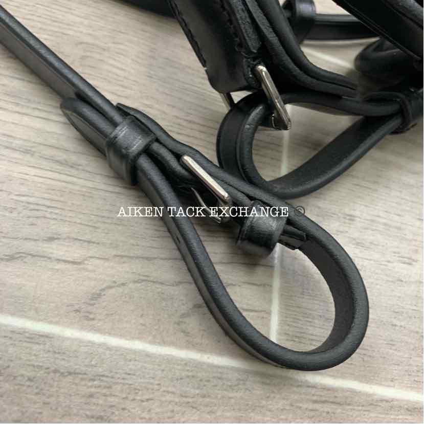 KL Select Red Barn Cadence Flash Dressage Bridle w/ Reins, Brand New, Size Full