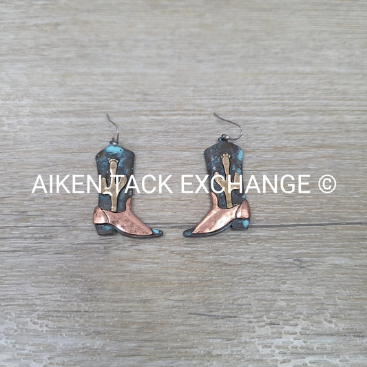 Western Boot Earrings