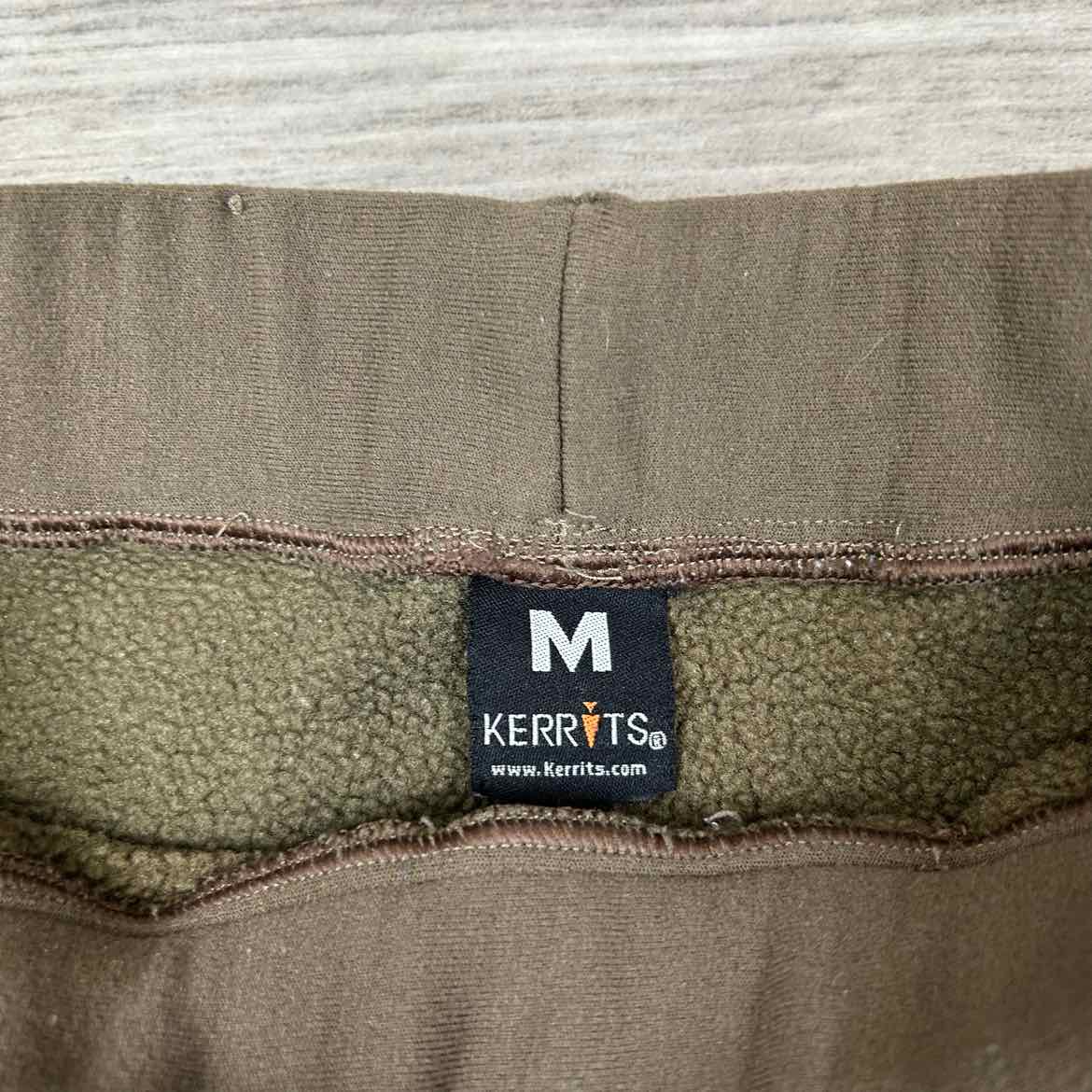 Kerrits Fleece Lined Winter Extended Knee Patch Tights, Size Medium