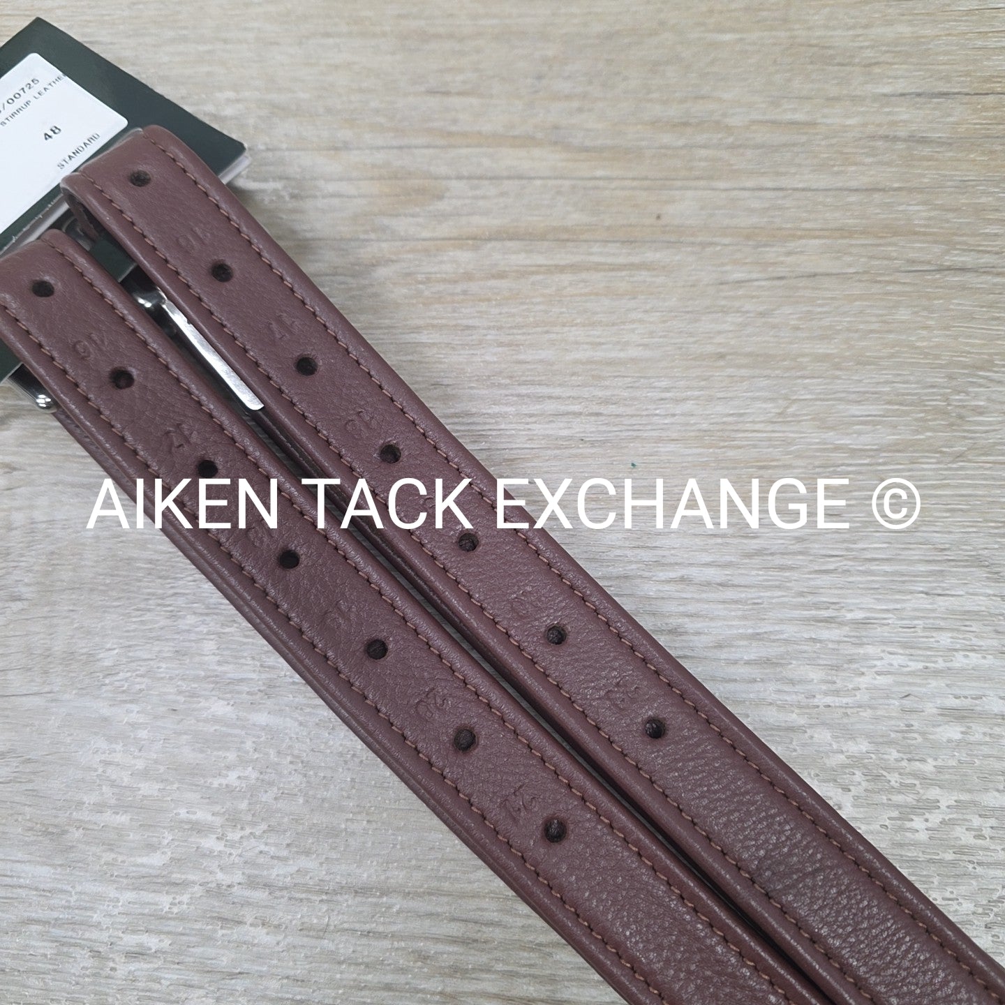 HDR Triple Covered Close Contact Stirrup Leathers, Australian Nut, 48"