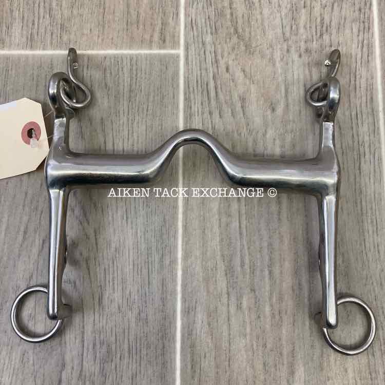 Hollow Mullen Mouth Weymouth Bit, No Curb Chain 5.25"