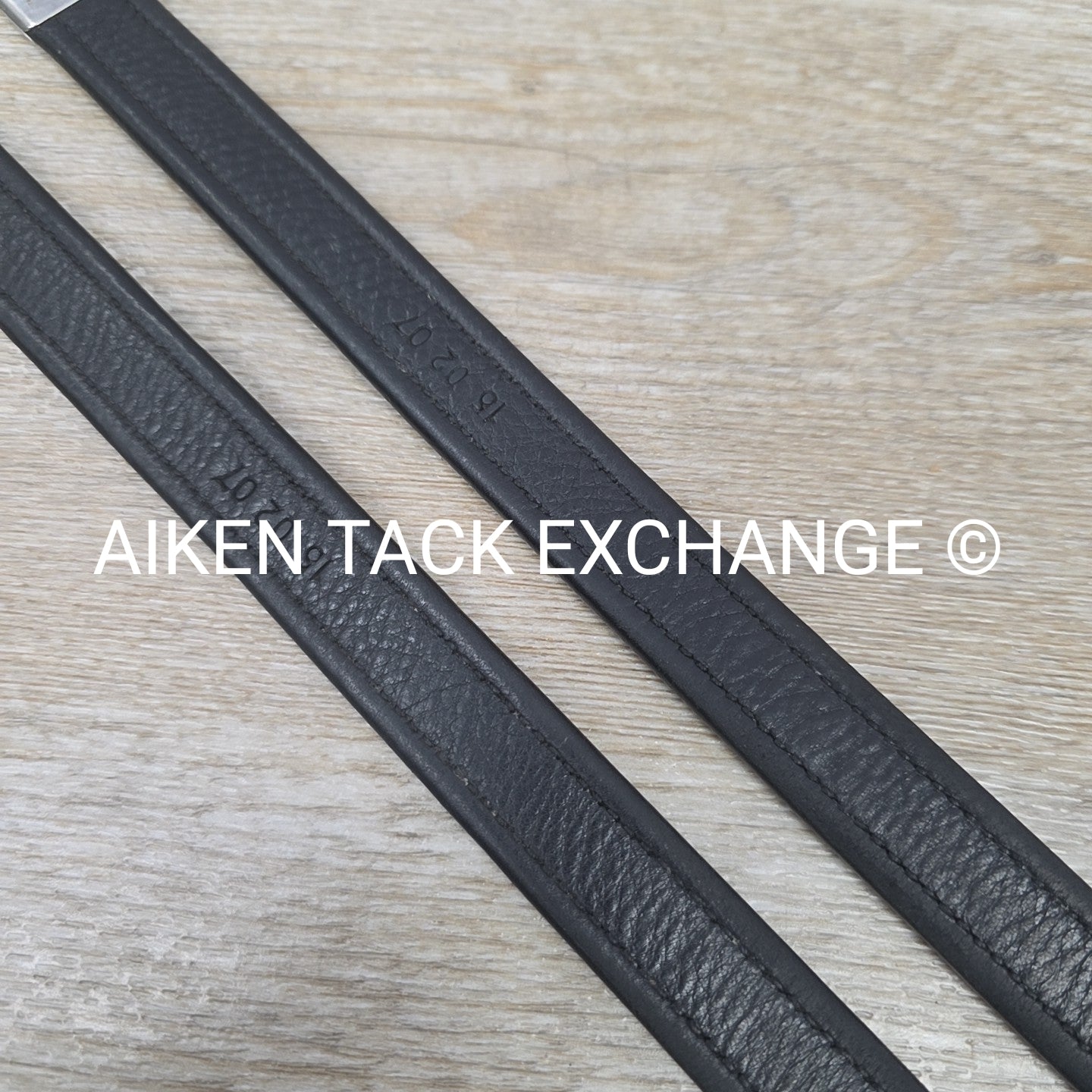 Prestige Nylon Lined Stirrup Leathers, Black, 160 cm / 63"