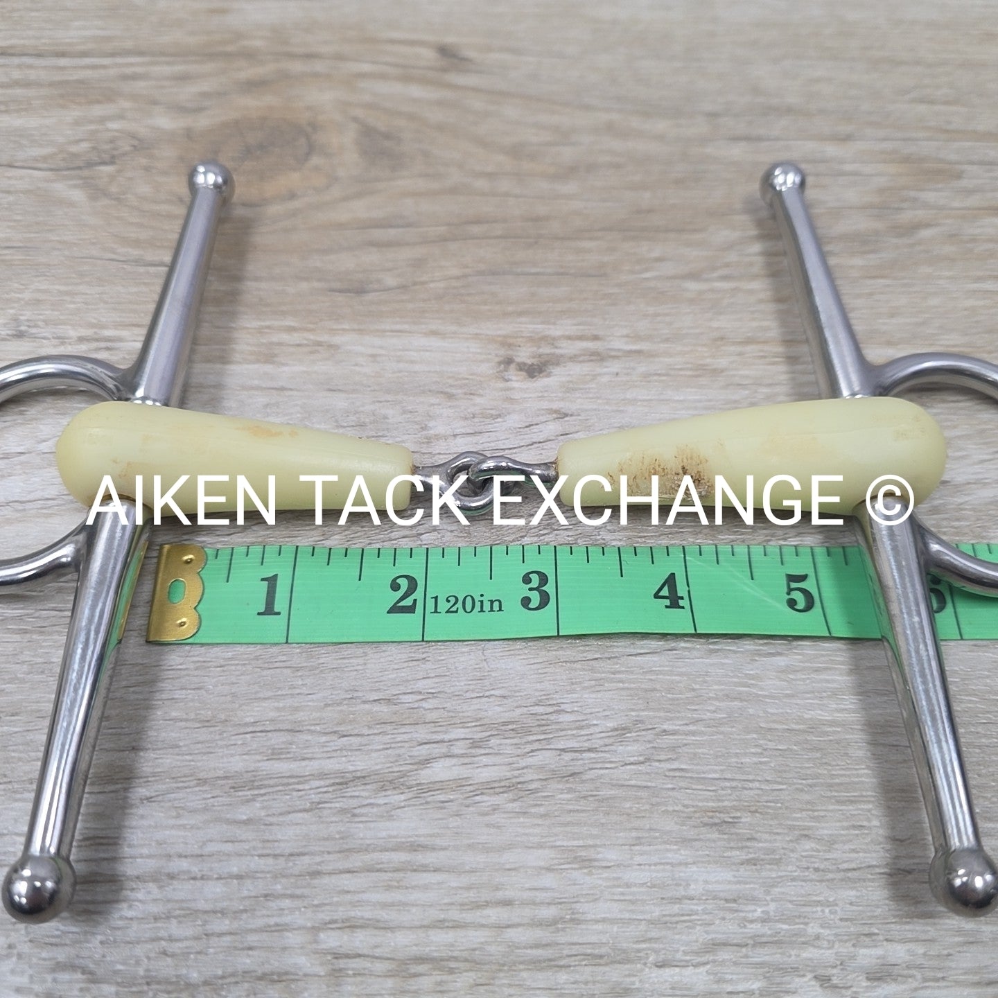 Happy Mouth Single Joint Full Cheek Bit, 5.25" (Has Chew Marks)