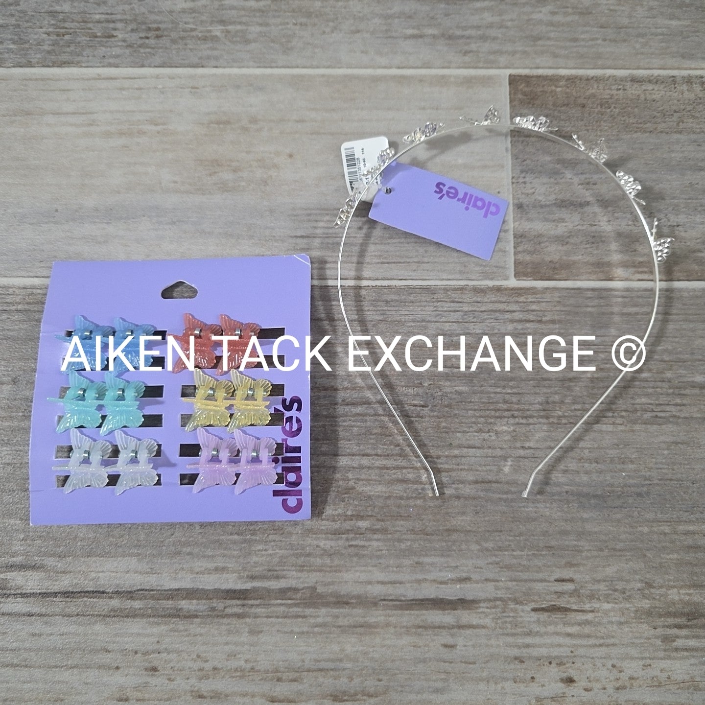 Claire's Hair Bundle - 1 Headband, 12 Claw Clips