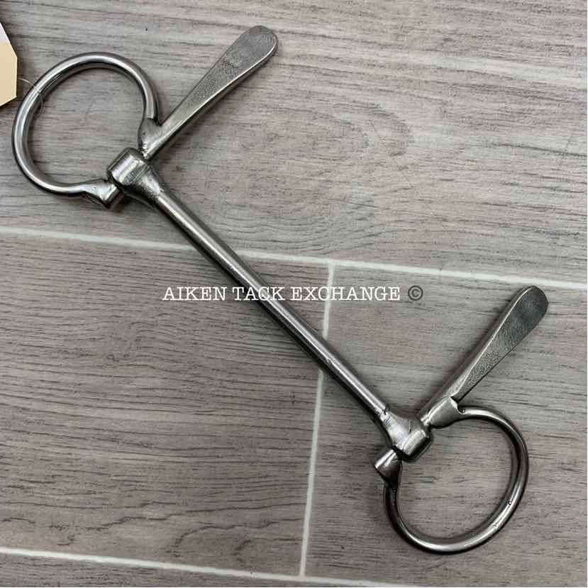 Straight Bar Mullen Mouth Half Cheek Bit 5.25"