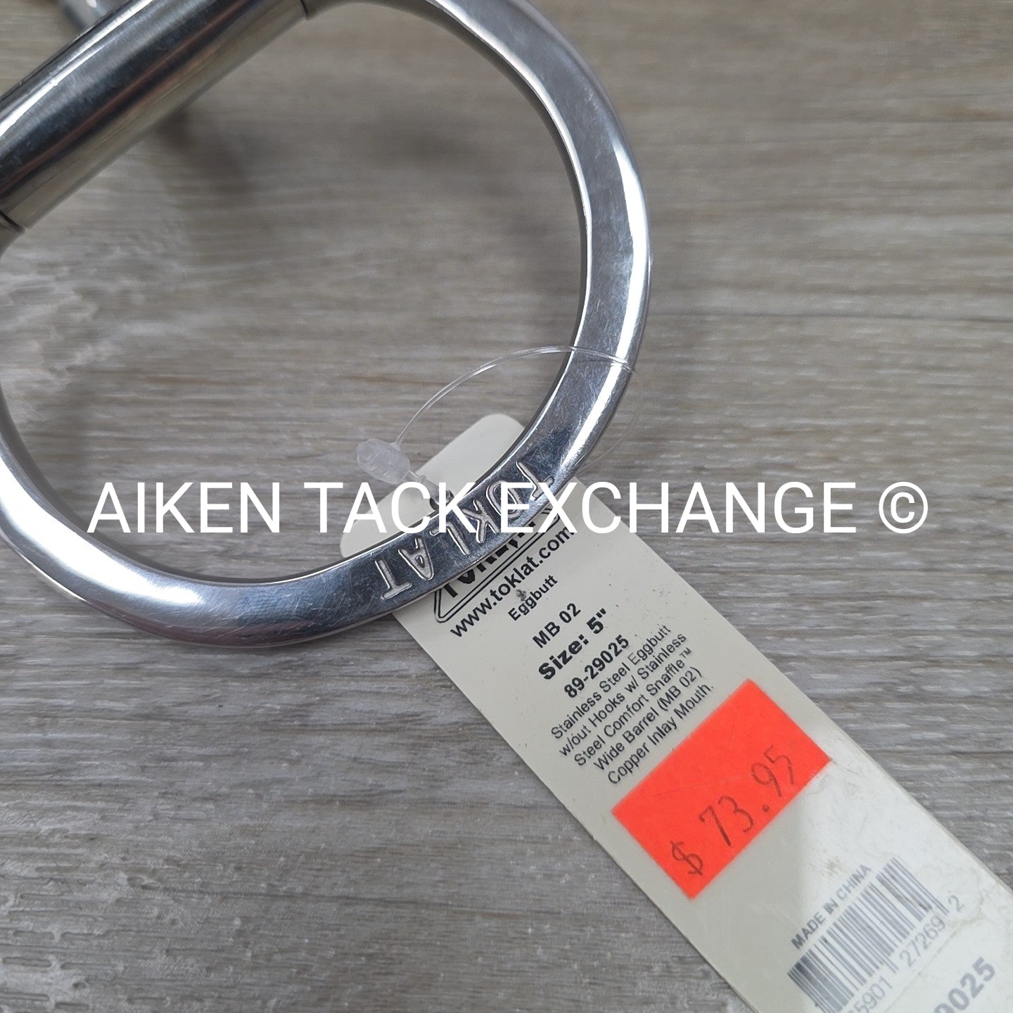 Myler without Hooks & Comfort Snaffle Wide Barrel MB 02 5"