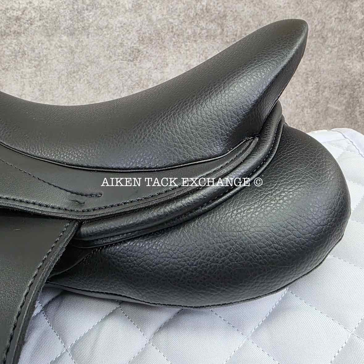 **SOLD** HDR - Henri de Rivel Vegan-X IGP All Purpose Saddle, 15.75" Seat, Adjustable Tree - Changeable Gullet, Wool Flocked Panels