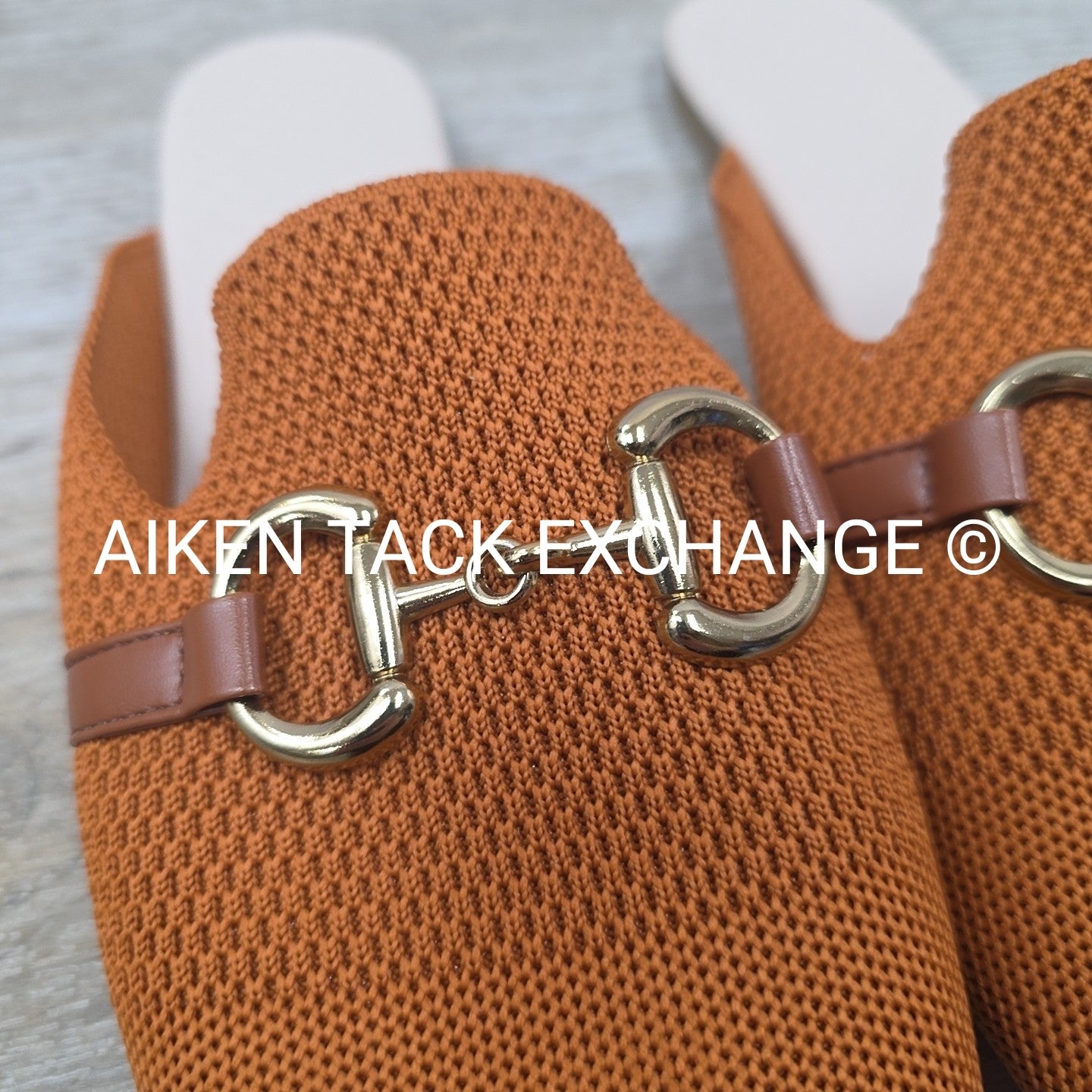 Horse Bit Slip On Flat, Size 42