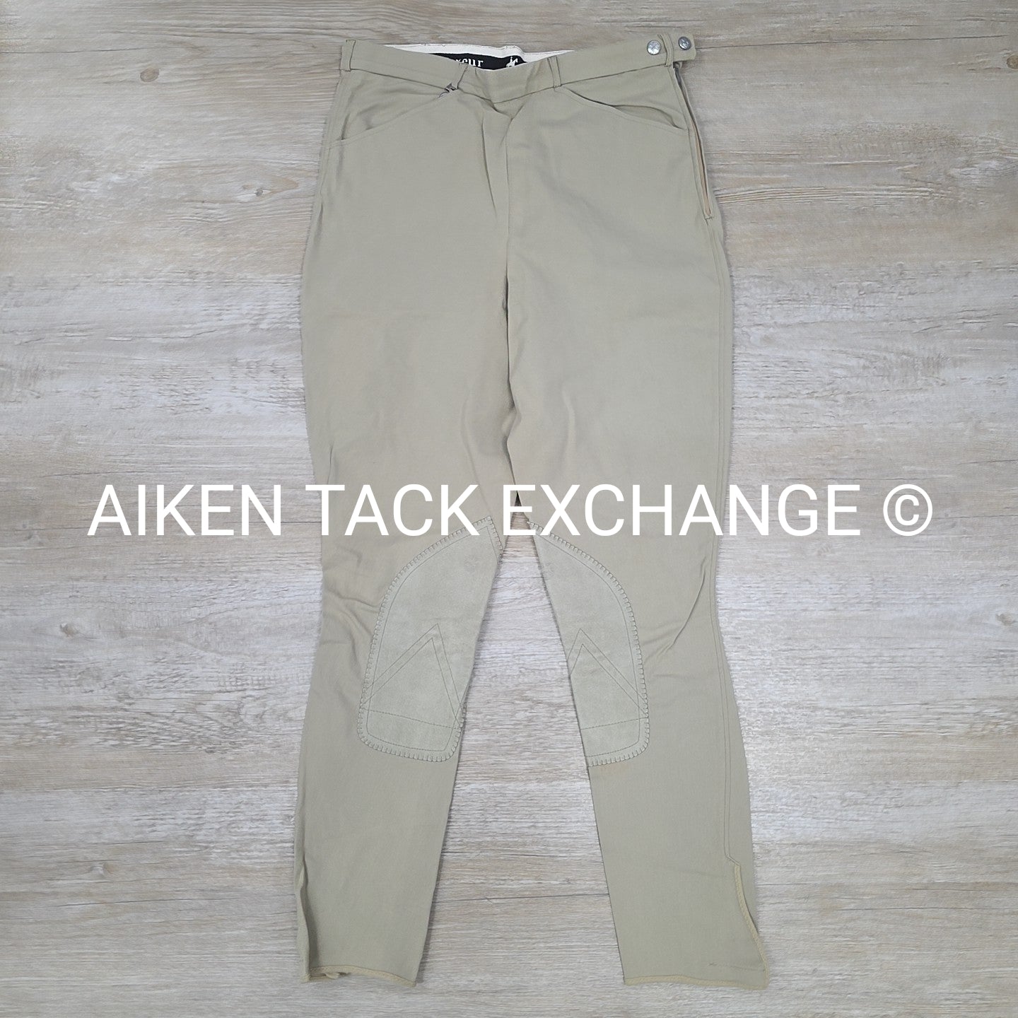 Pikeur Size Zip Knee Patch Breeches, Women's 34 Long