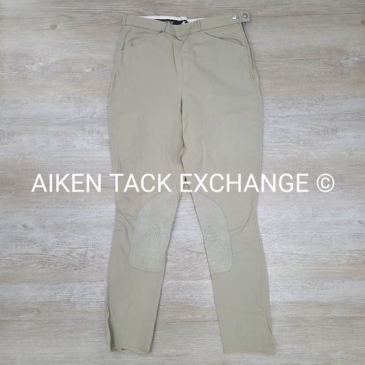 Pikeur Size Zip Knee Patch Breeches, Women's 34 Long