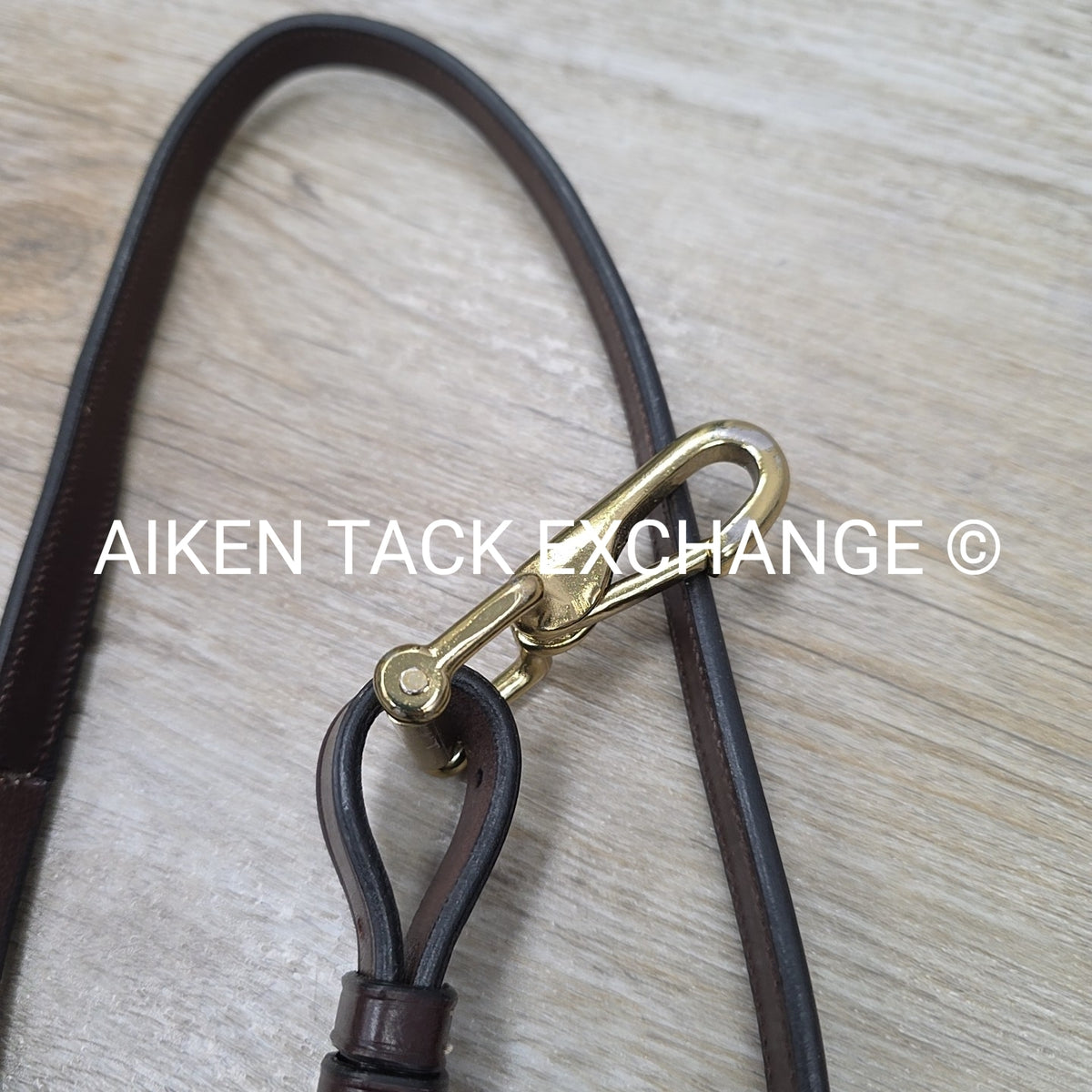 Fancy Stitched Standing Martingale, Brown, Size X-Full
