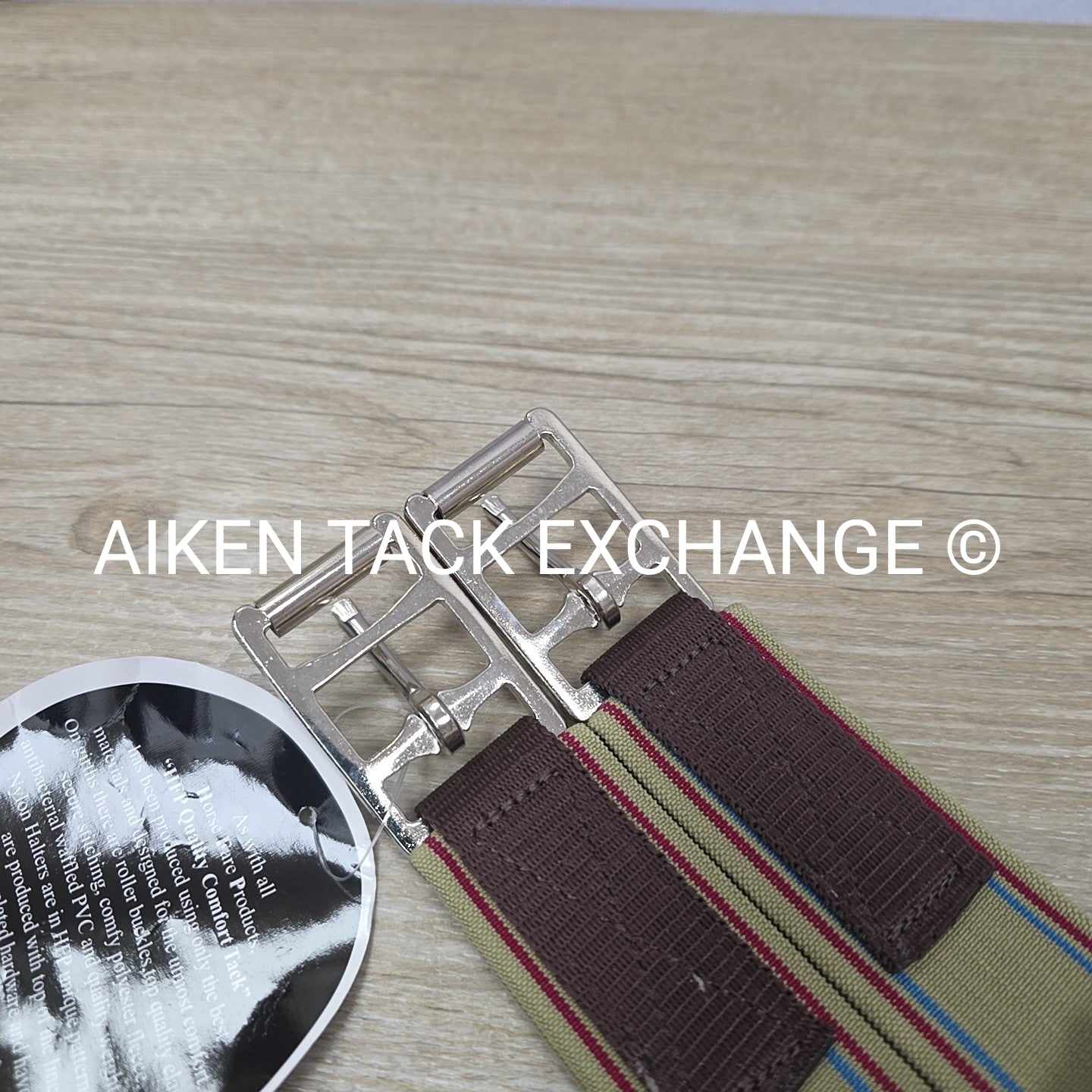 HFP Fleece Girth with Double End Elastic, Brown, 58"