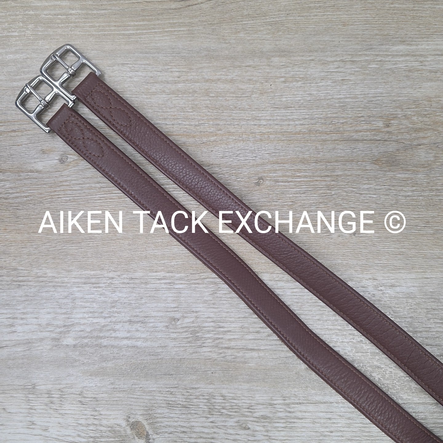 Jeereal Nylon Core Stirrup Leathers, Brown, 60"