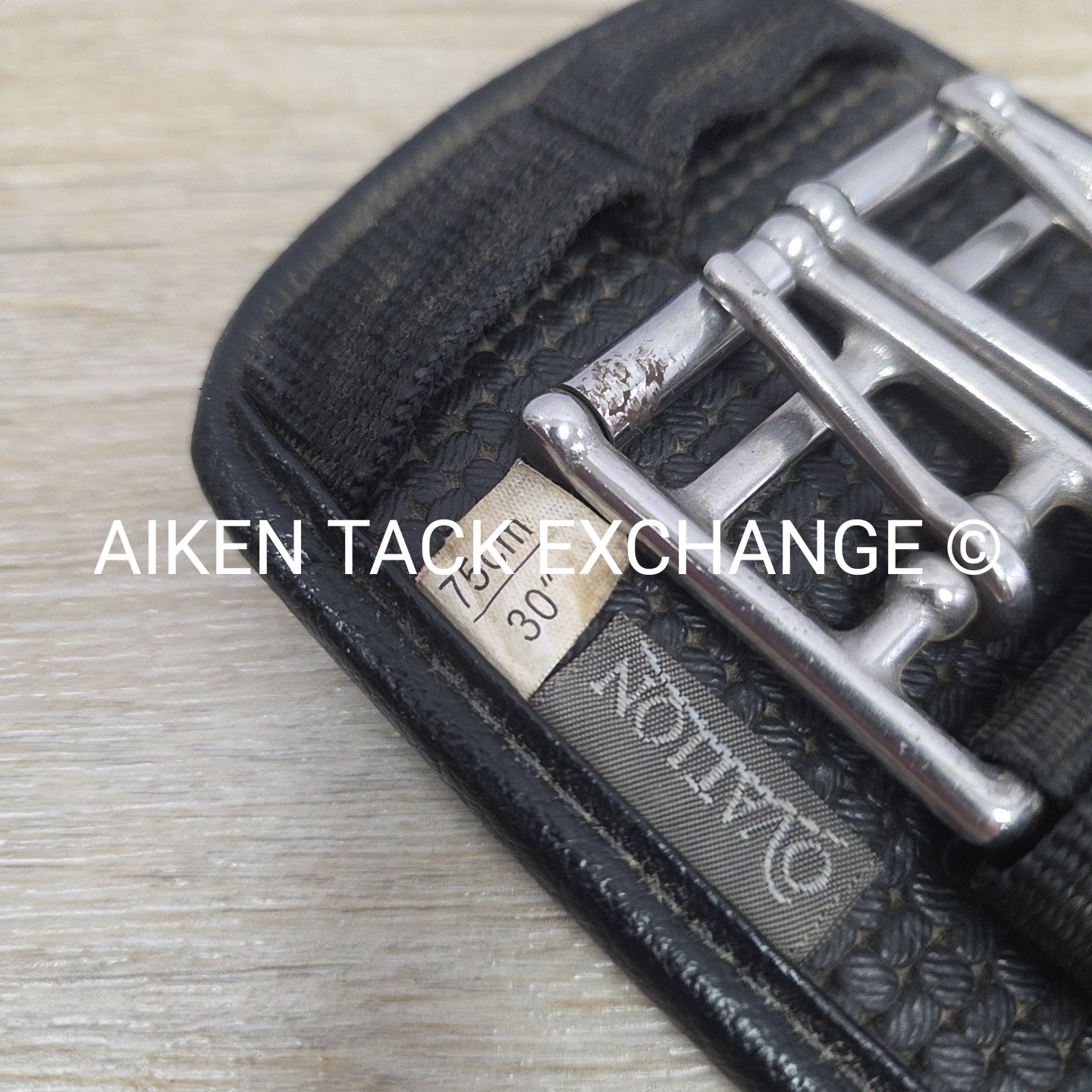 Ovation Airform Chafeless Dressage Girth, Black, Size 30"