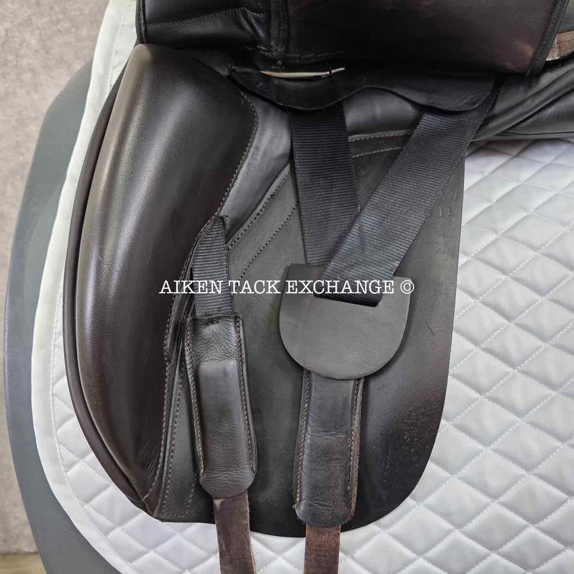 2011 Hulsebos DR CC Dressage Saddle, 18" Seat, Medium Wide Tree, Wool Flocked Panels