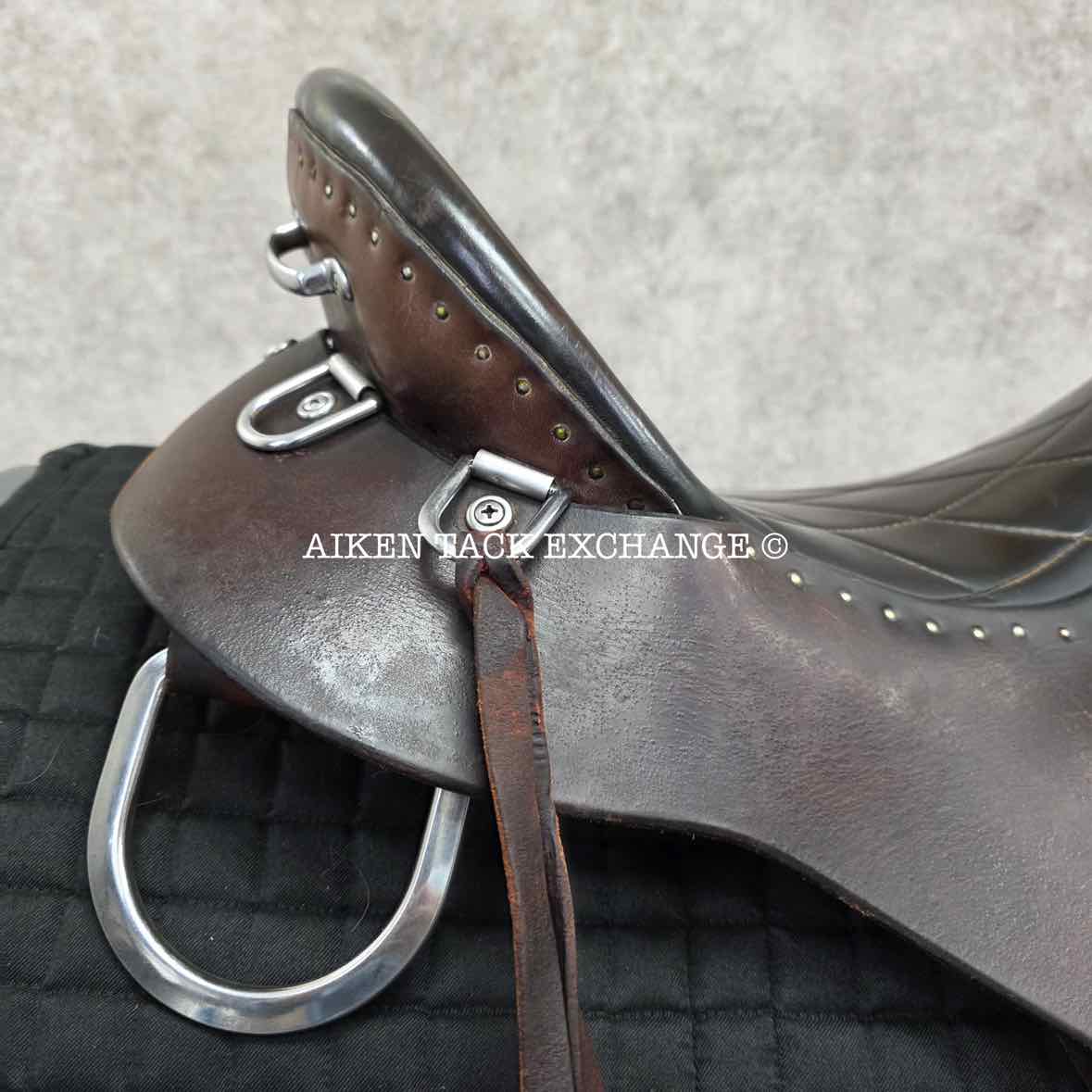 Steele Classic Trail Western Saddle, 16.5" Seat, Wide Tree - Full QH Bars