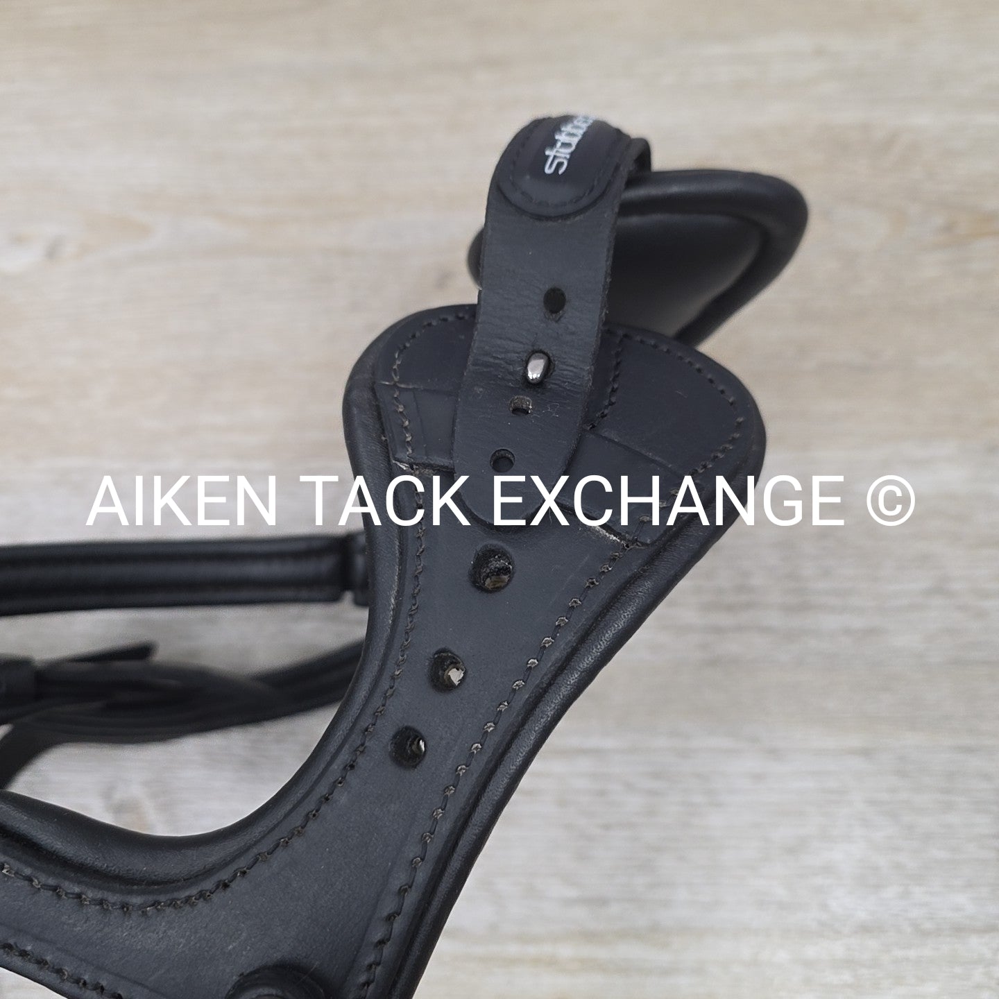 Stubben Freedom Bridle with Leather Grip Reins, Black, Size Full