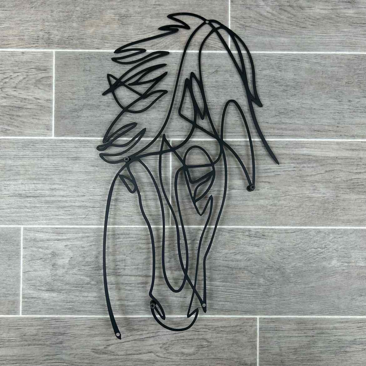Metal Horse Wall Decor