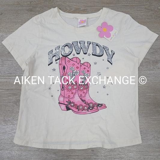 Belle du Jour Short Sleeve Top, Size Large