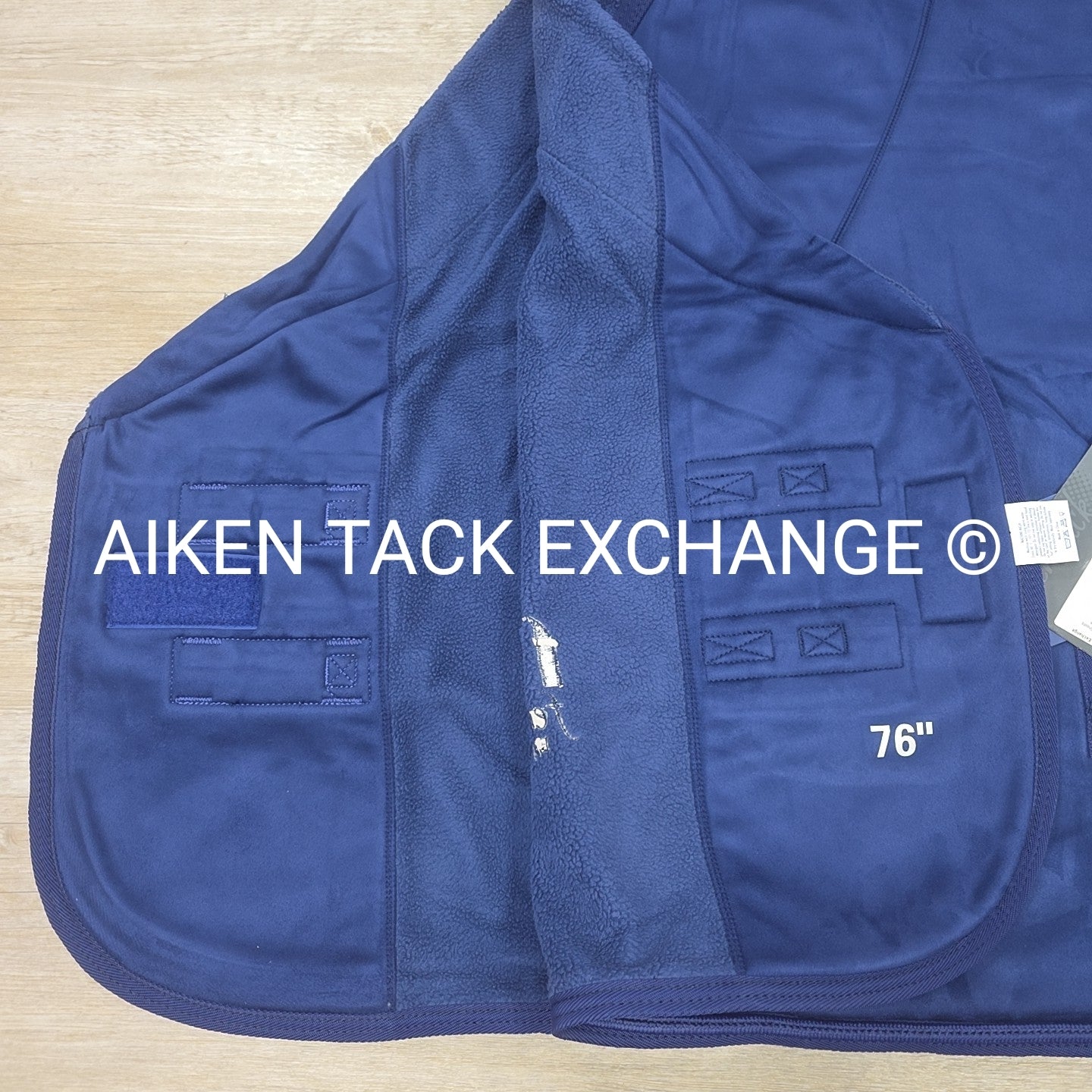 Fenwick Equestrian EquSuede Performance Cooler, Blue, 76"