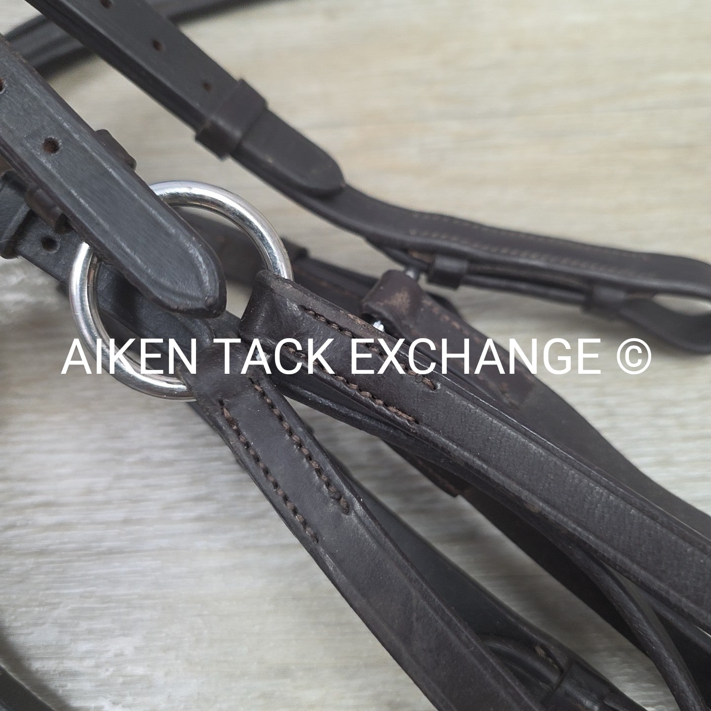 Monocrown Figure 8 Bridle, No Reins, Brown, Size Full