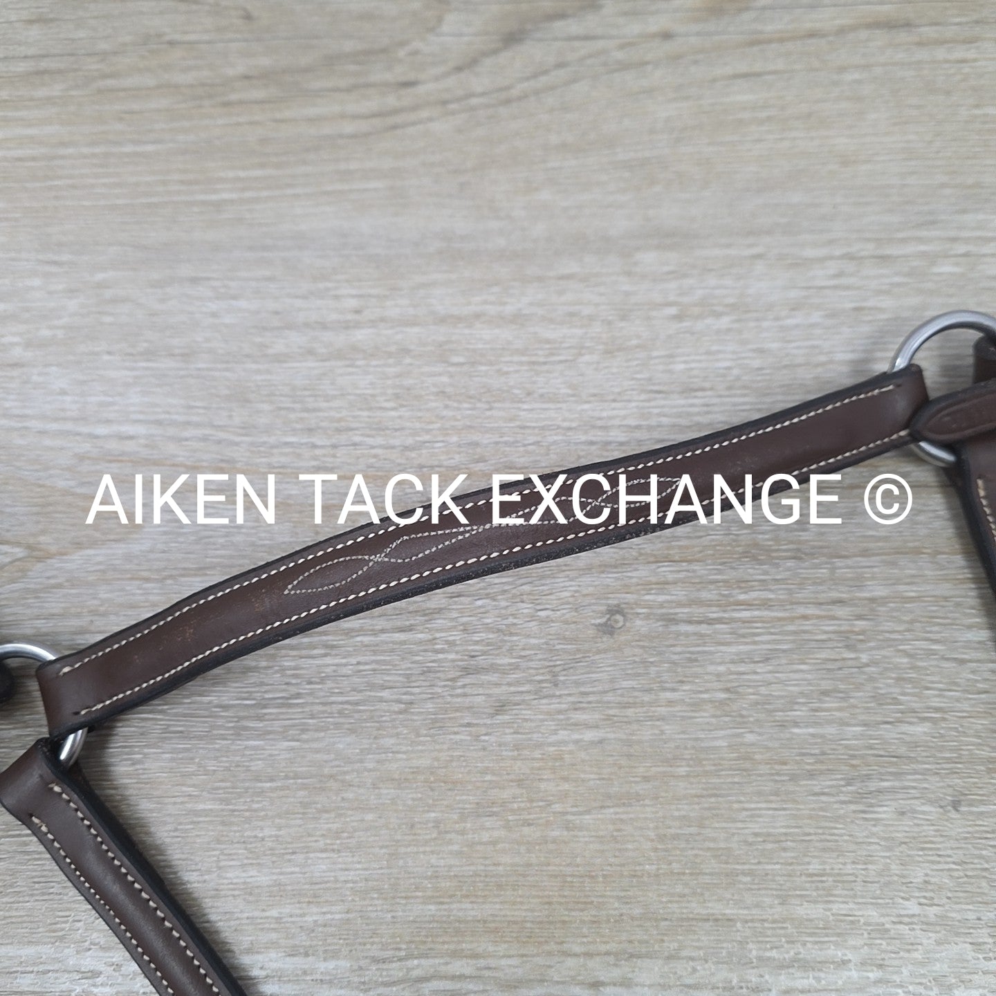 Fancy Stitched Breastplate, Brown, Size Full