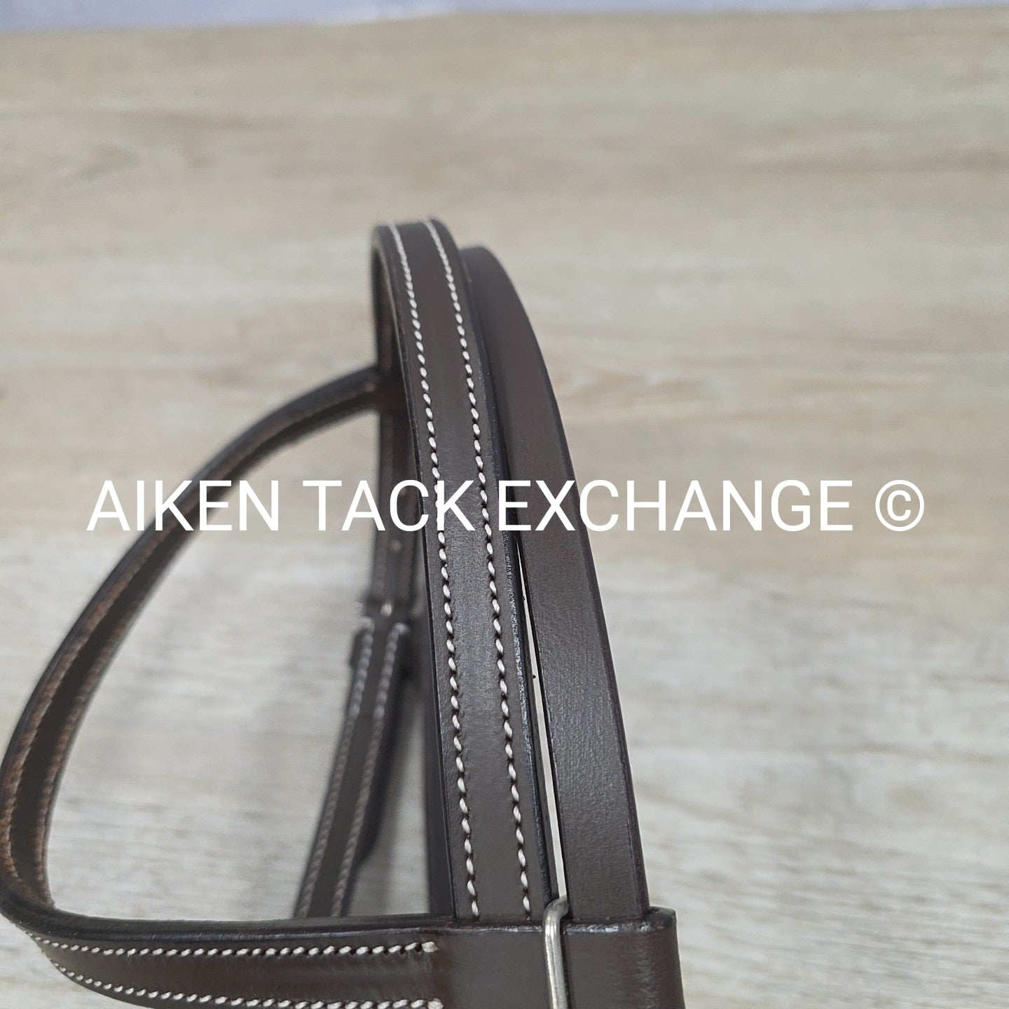 TuffRider Western Headstall with Latigo Bit Ties, Brown, Size Full/Horse