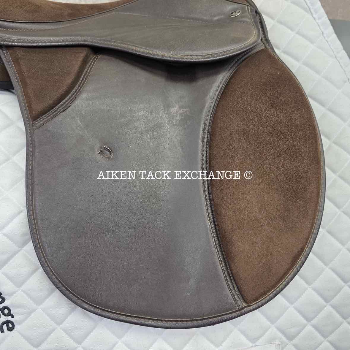Thorowgood Synthetic All Purpose Saddle, 15.5" Seat, M/MW Tree, Wool Flocked Panels