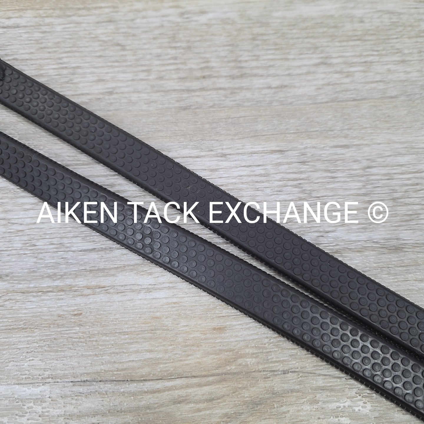 Penelope Elastic Rubber Grip Reins, Brown, 55"