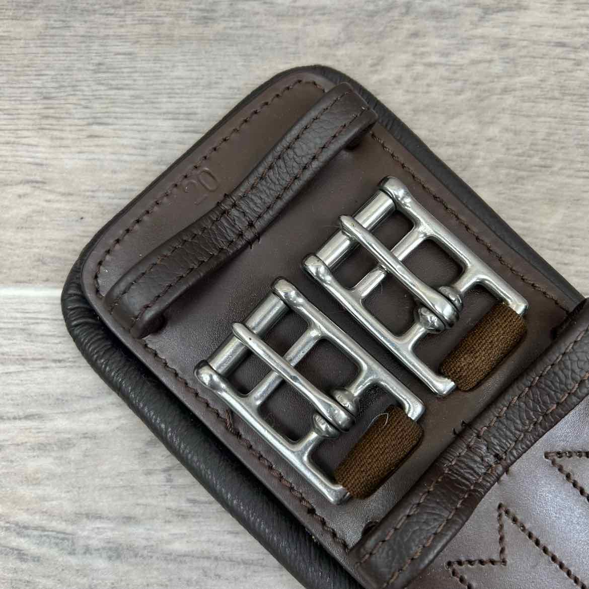 Total Saddle Fit StretchTec Shoulder Relief Dressage Girth with Leather Liner