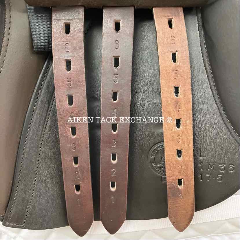 Jeffries Liberty GP All Purpose Saddle, 17.5" Seat, Medium Wide Tree, Wool Flocked Panels