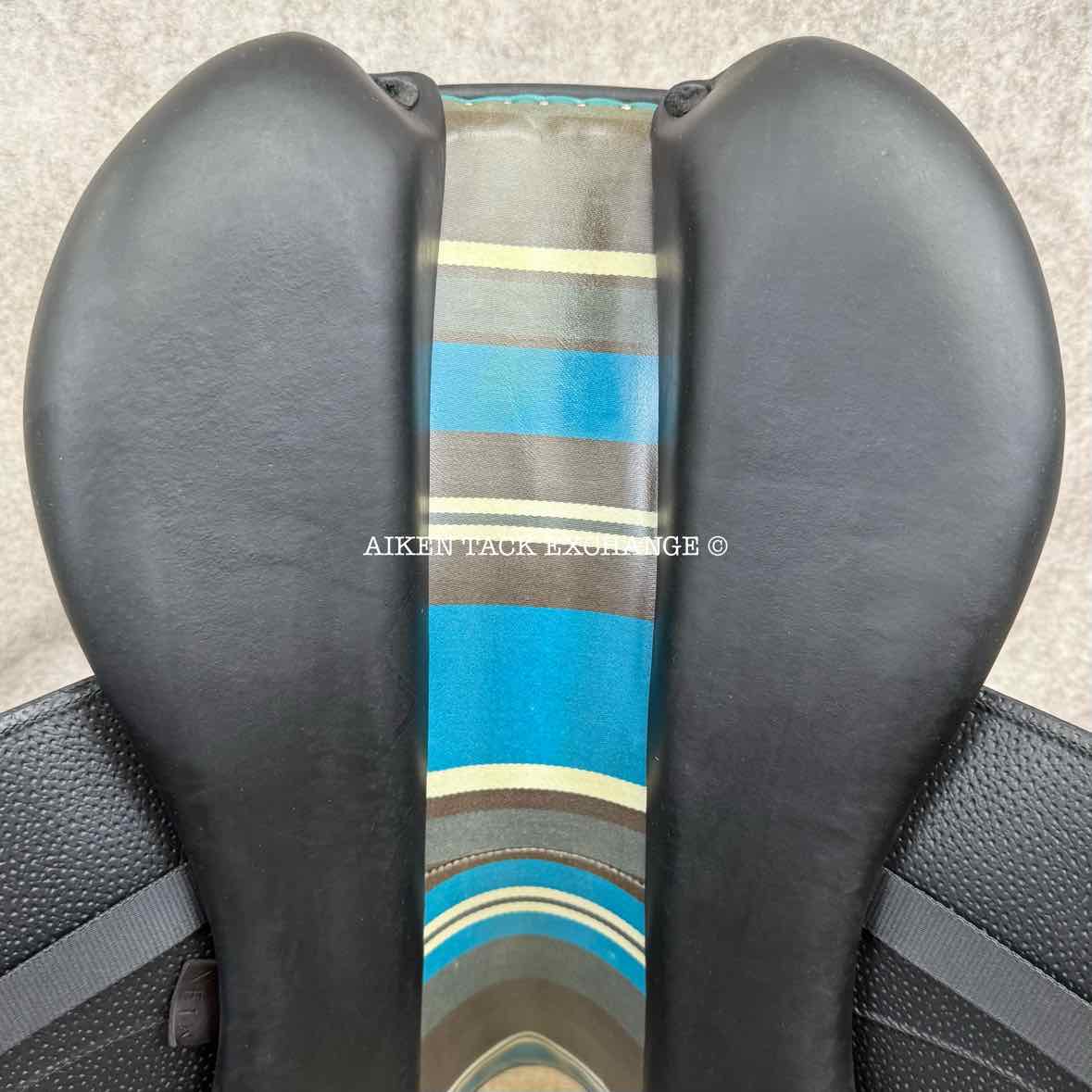 2017 Voltaire Adelaide Monoflap Dressage Saddle, 18" Seat, 3A Flap, W/XW Tree, Foam XFIN Panels, Full Buffalo Leather