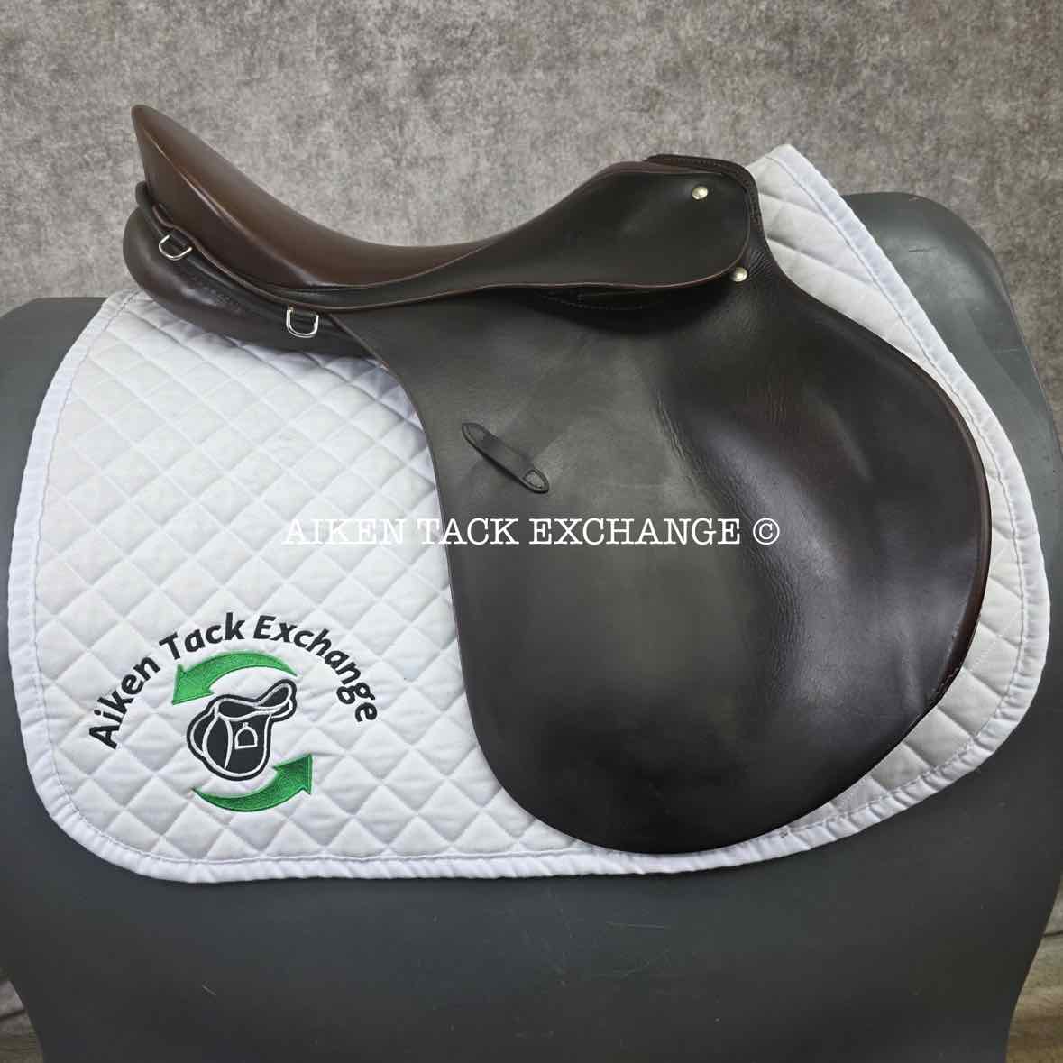 1993 Passier Gewalkt VD All Purpose Saddle, 17" Seat, Medium Tree, Wool Flocked Panels