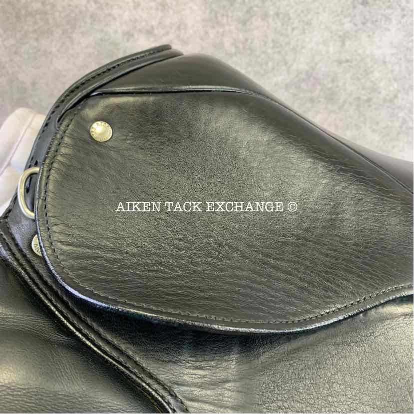 2002 Schleese JES Elite Dressage Saddle, 18.5" Seat, Medium Tree, Wool Flocked Panels