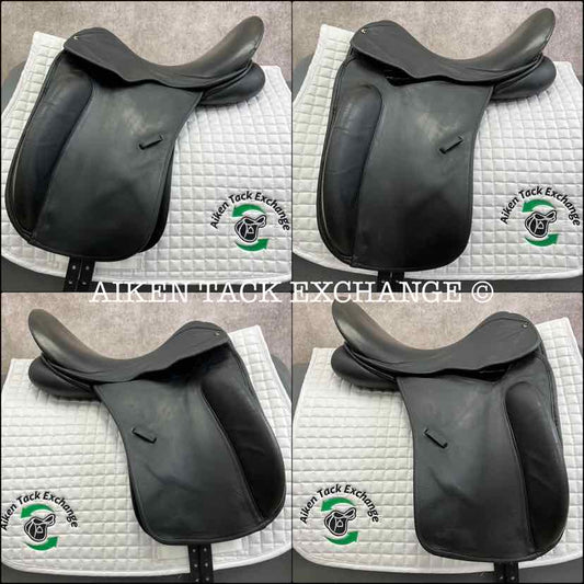 2005 County Perfection Dressage Saddle, 17.5" Seat, Adjustable Flap, M/MN Tree, Wool Flocked Panels