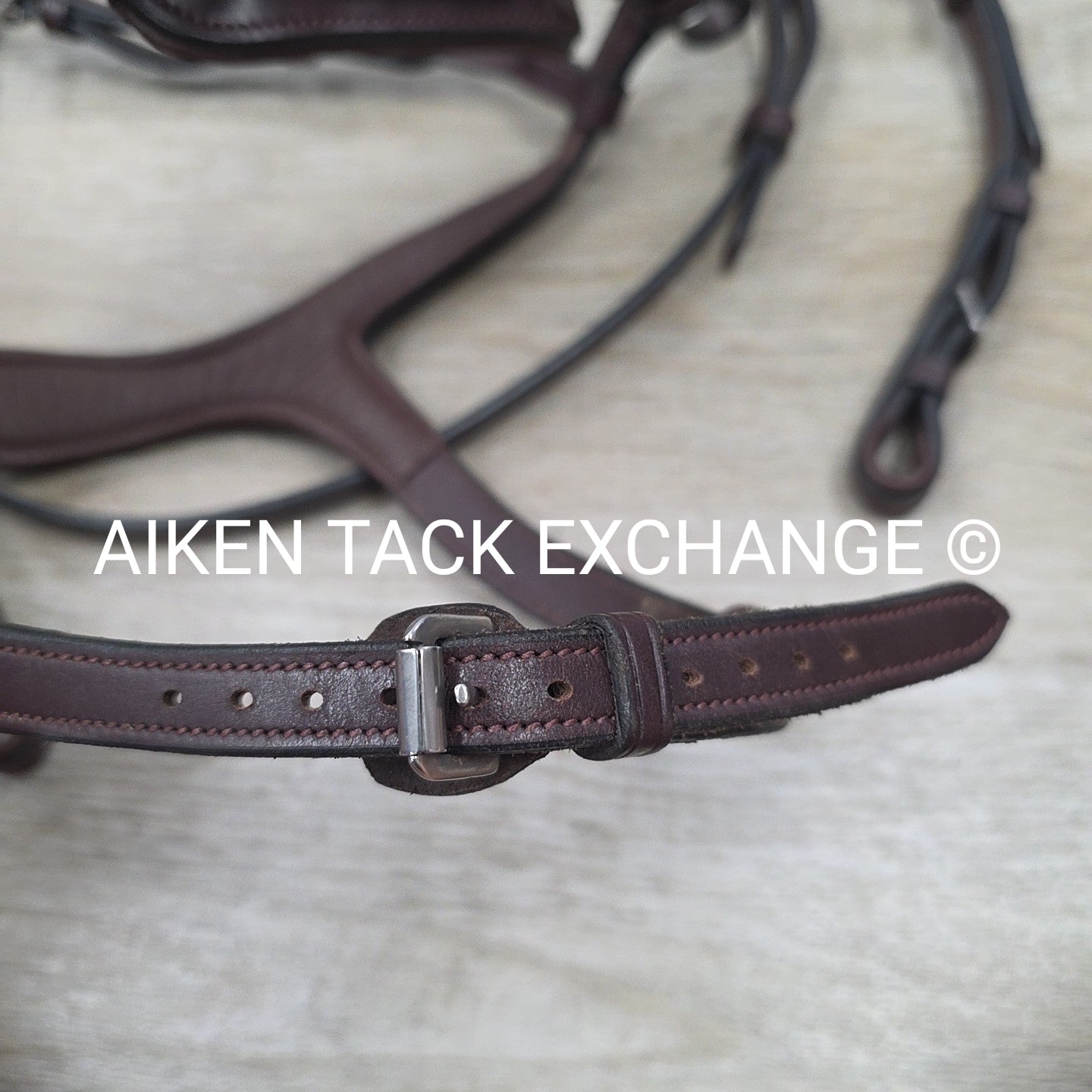 Artemis Equestrian Victory Bridle, Missing Browband, No Reins,  Brown, Oversize