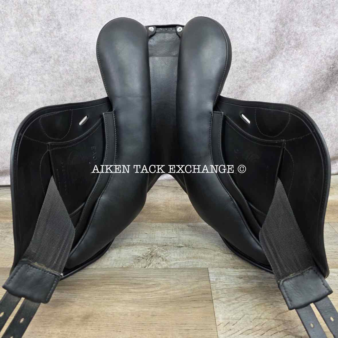 **On Trial** 2010 Schleese Eagle XC Monoflap Jump Saddle, 18" Seat, Adjustable AdapTree, Wool Flocked Panels