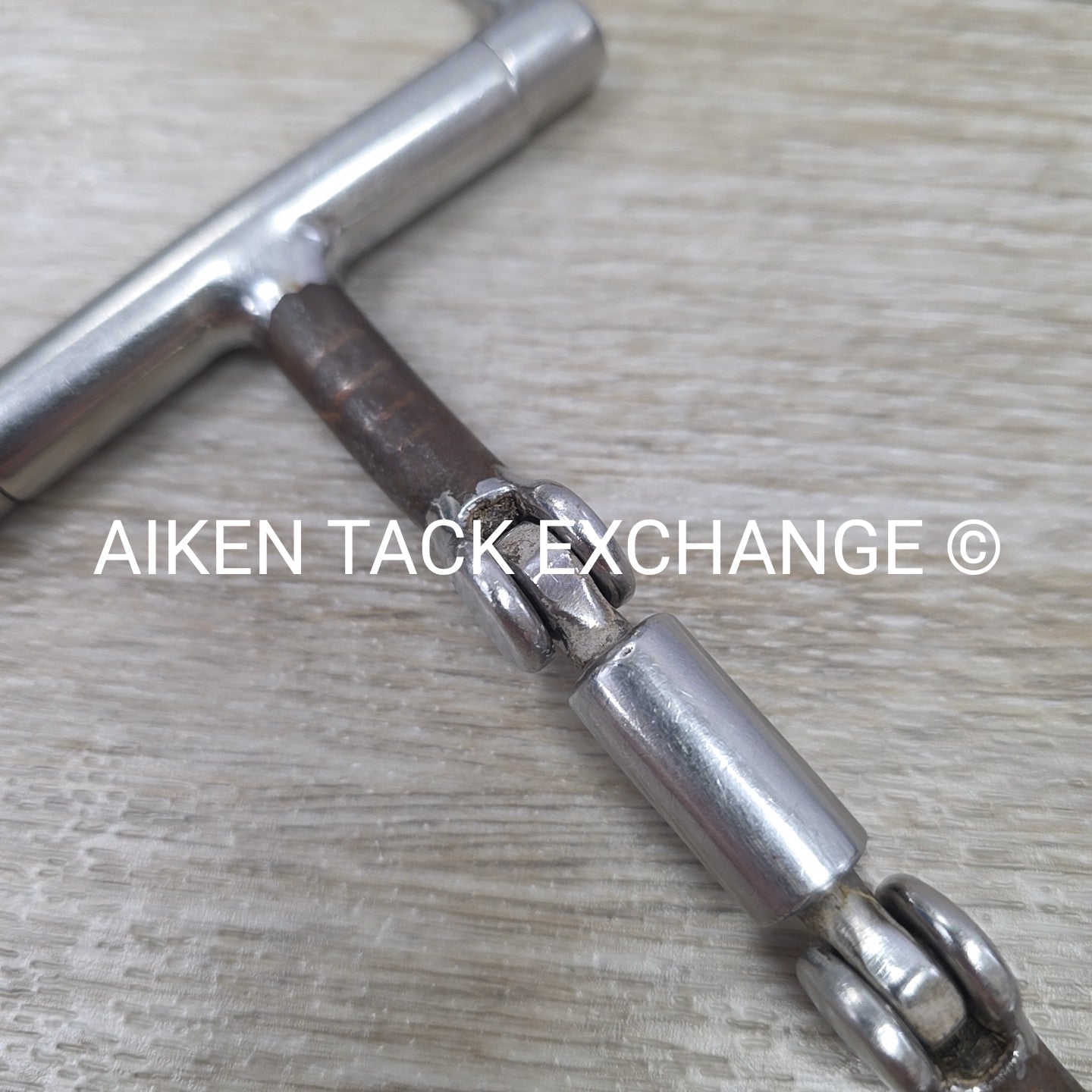 Myler Double Hinged Comfort Snaffle D Ring Bit with Hooks 5.25"