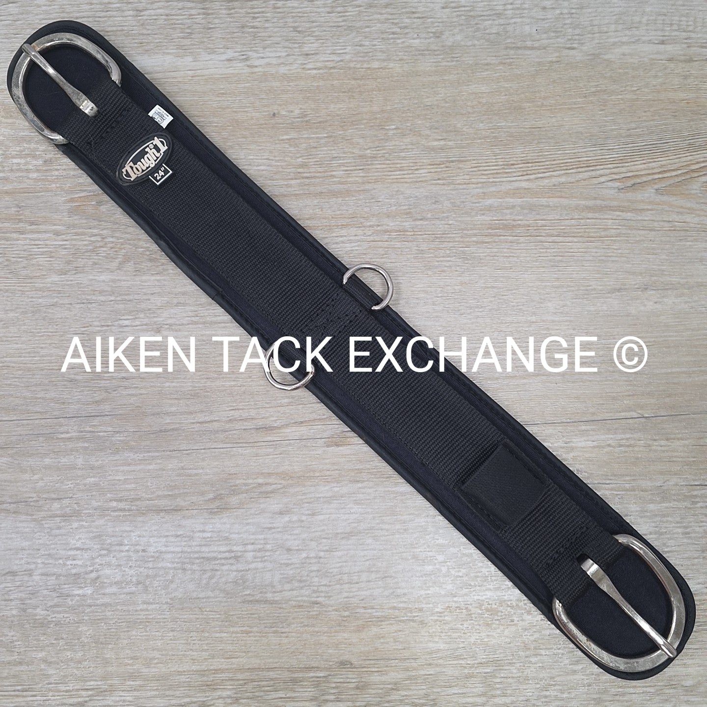 Tough 1 Neoprene Western Cinch, Black, 24"