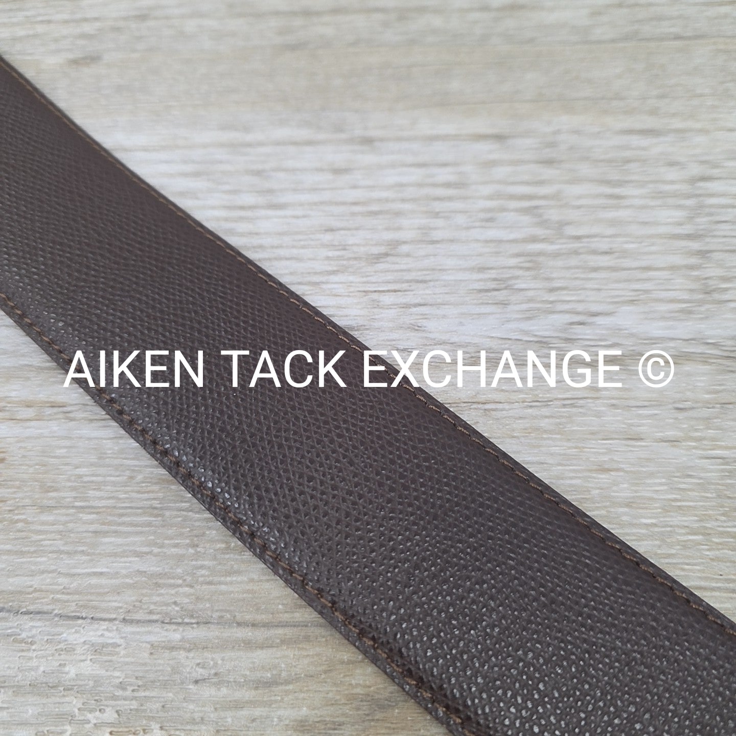 Tailored Sportsman Wide Belt, Brown, Size Medium