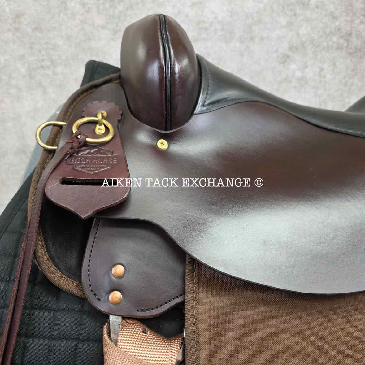 2019 High Horse by Circle Y 6916 Highbank Endurance Saddle, 16" Seat, Wide Tree - Full QH Bars