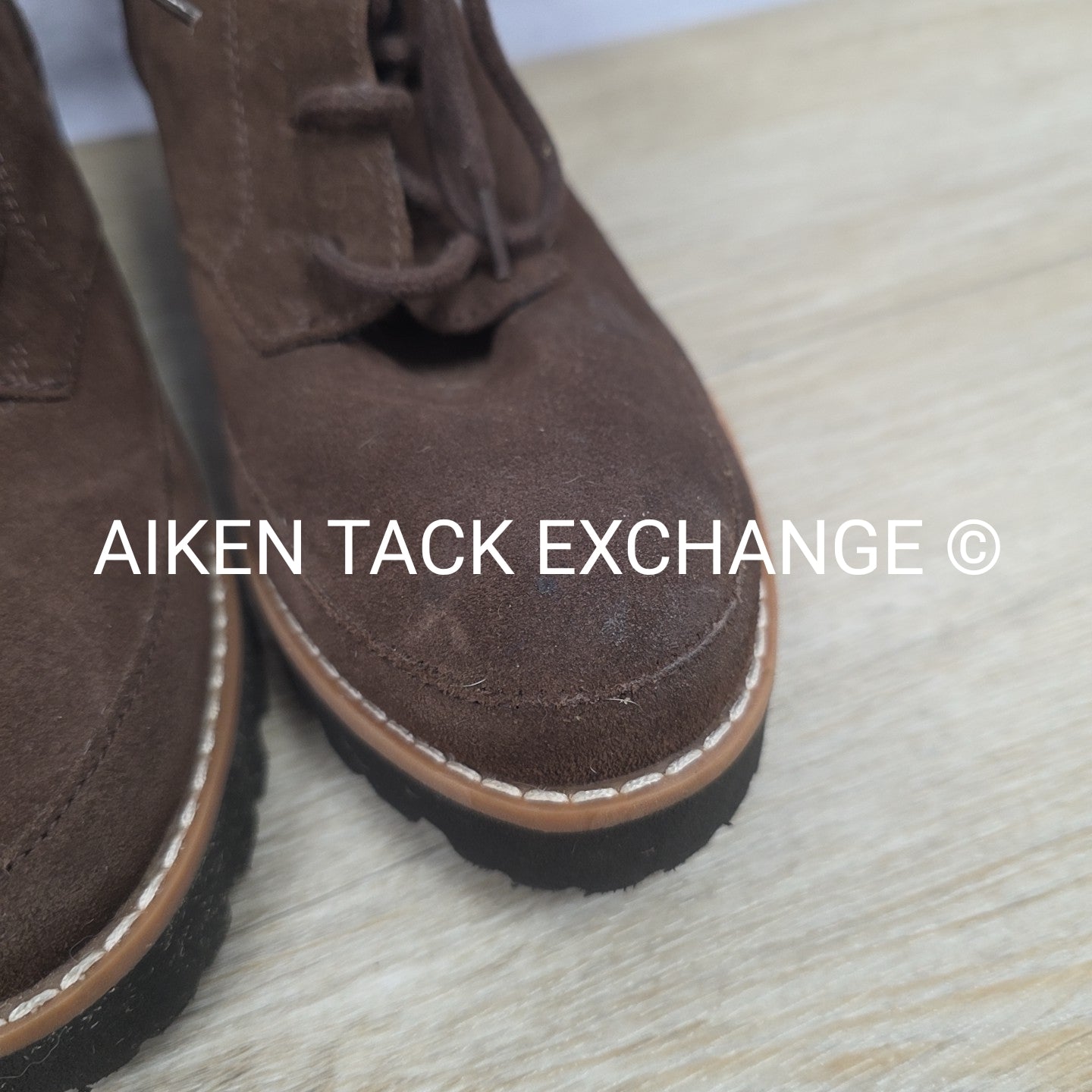 Hush Puppies Lace-Up Short Boots, Brown, Women's Size 8