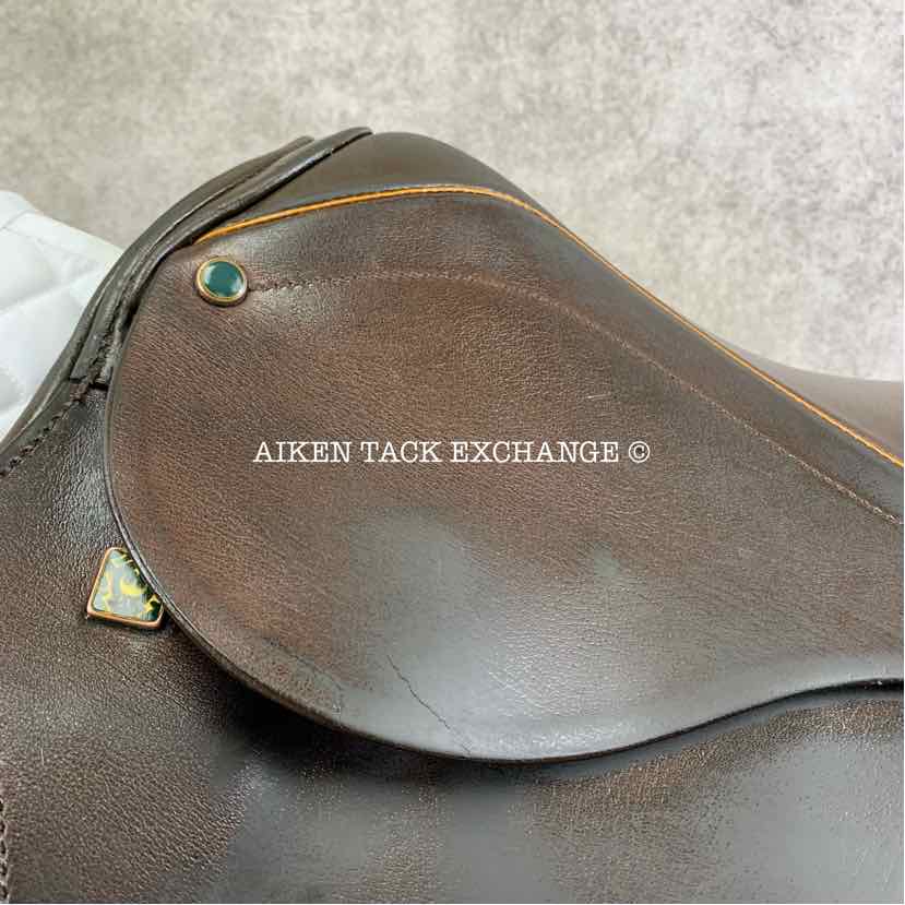 **SOLD** Stubben Siegfried Extra All Purpose Jump Saddle, 19" Seat, 31 cm Tree - Medium Wide/Wide, Wool Flocked Panels