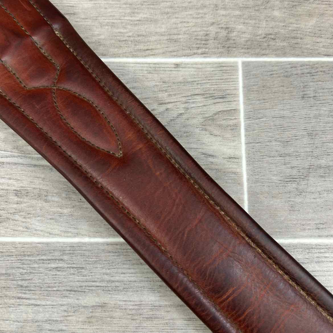 HDR Leather Girth with Single End Elastic 50"