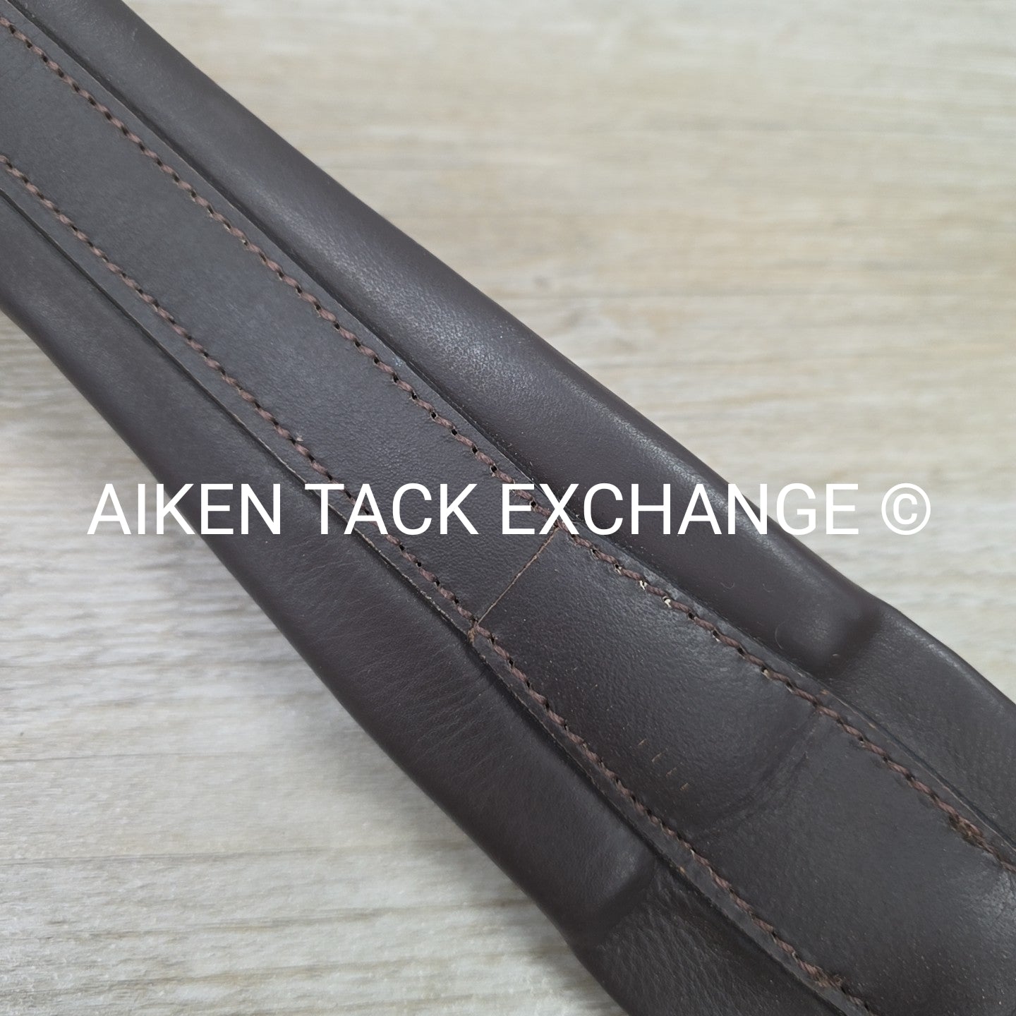 Leather Double End Elastic Equalizer Girth, Brown, 48"