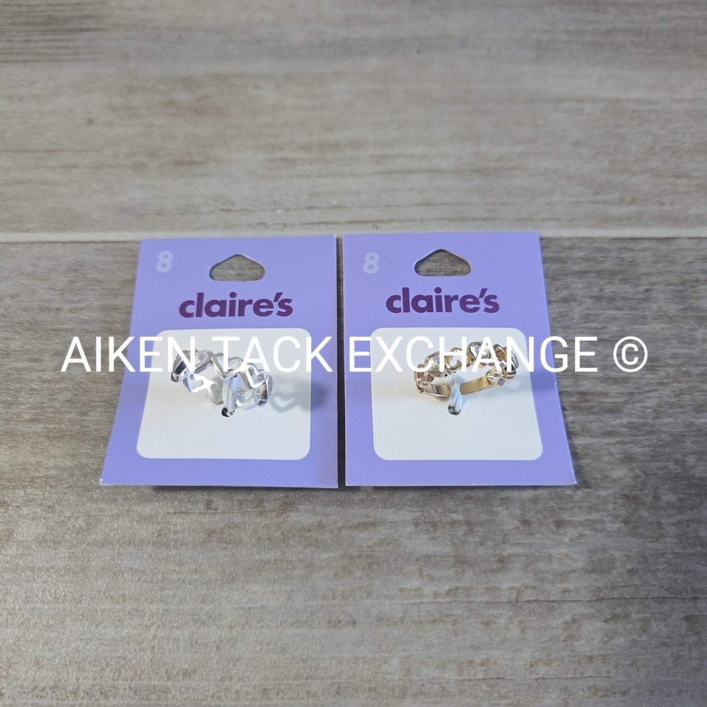 Claire's Rings (2) - Size 8