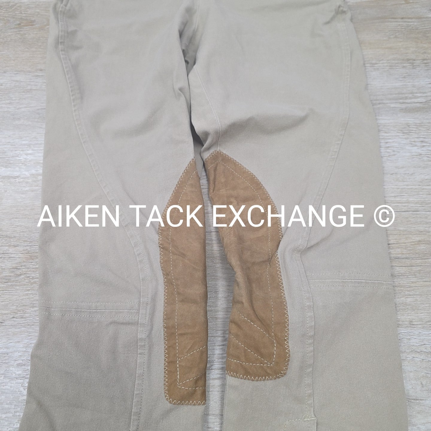 BARGAIN BUNDLE: Tailored Sportsman Knee Patch Side Zip Breeches, Size 28, 2 Pair