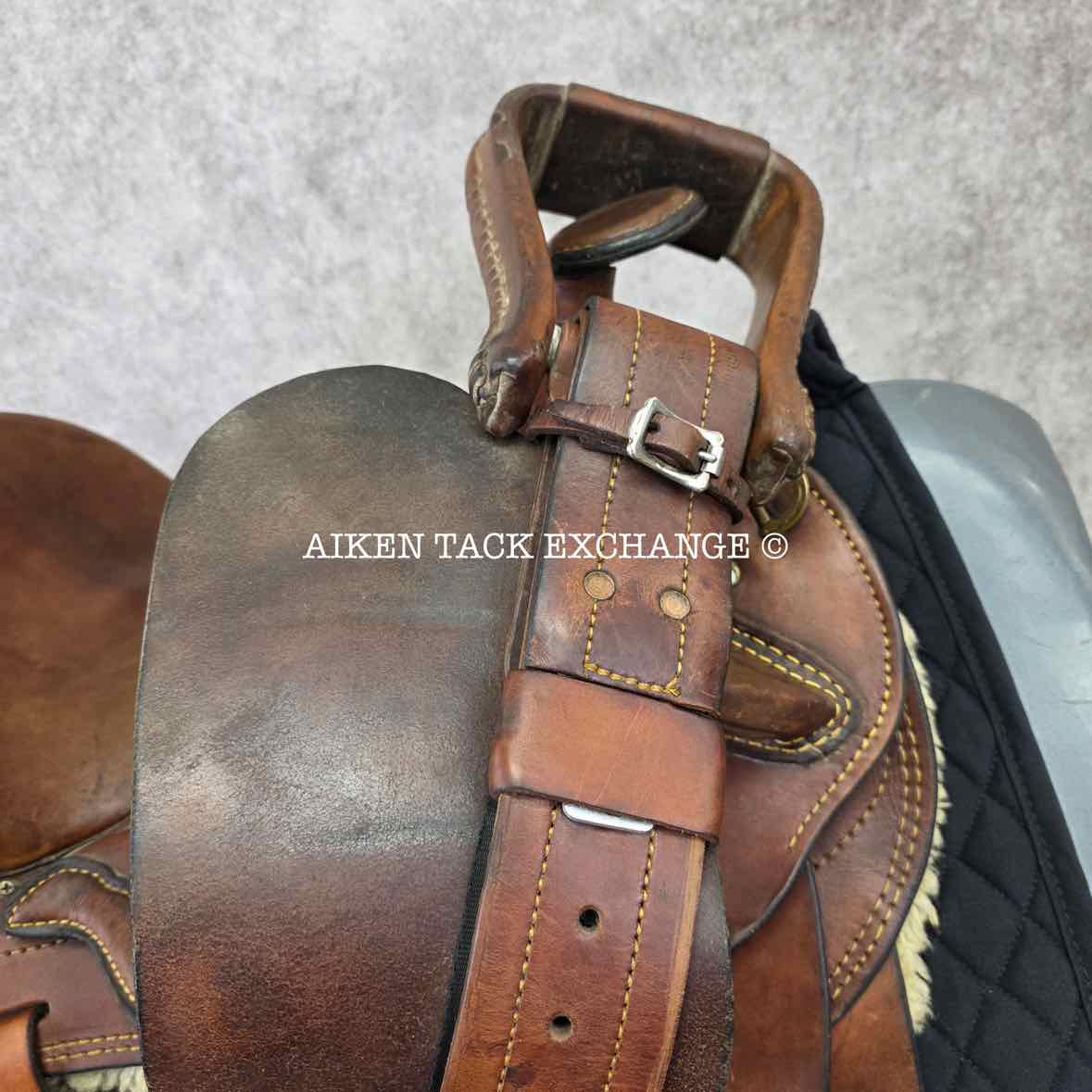 Trevor James Champion Drafter Australian Saddle, 15.5" Seat (Western) - 17.5" Seat (English), Wide Tree