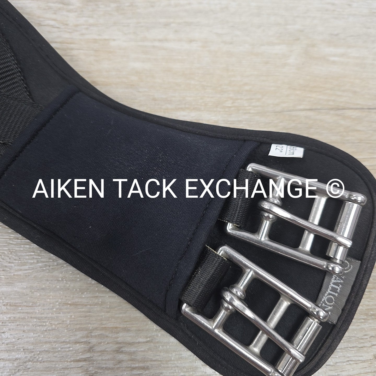 Ovation Body Form Gel Dressage Girth, Black, 22"